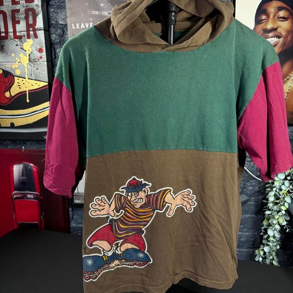 90's CORE Skate Hoodie T-Shirt – Rollerblade Graphic - Men's Small